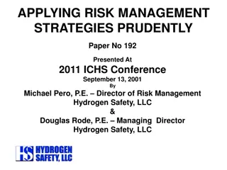 Prudent Risk Management Strategies