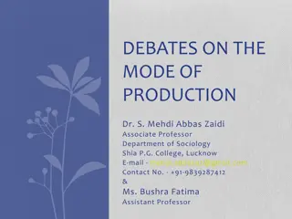 Debates on Production Elements in Agriculture