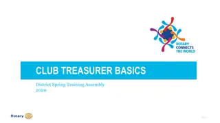 Club Treasurer Duties and Financial Controls