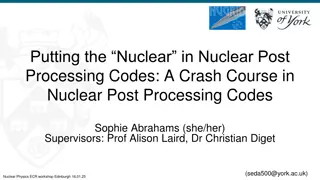 Nuclear Post-Processing Codes: Nucleosynthesis Simulation