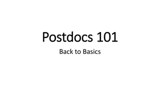 Postdoctoral Scholar Appointments and Guidelines