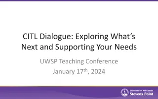 Exploring CITL Initiatives for Faculty Support