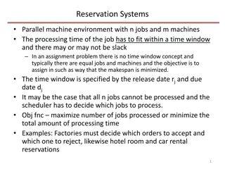 Job Scheduling in Parallel Machine Environment
