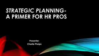 Strategic Planning for HR Professionals