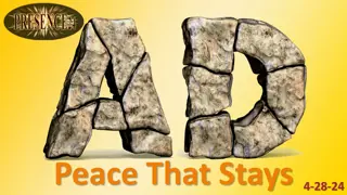 Meaning and Promise of Peace in Scriptures