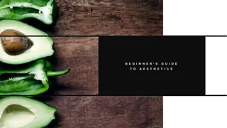 Beginner's Guide to Aesthetics