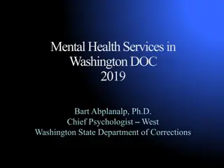 Mental Health Services in Washington Prisons