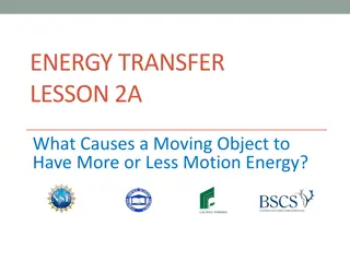 Exploring Motion Energy Concepts for Young Scientists