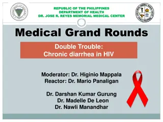 Chronic Diarrhea in HIV: Case Presentation and Management