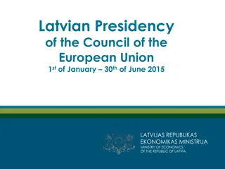 Latvian Presidency of the Council of the European Union 2015