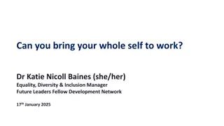 Bringing Your Whole Self to Work: Dr. Katie Nicoll Baines