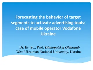 Forecasting Mobile Operator Vodafone Ukraine Behavior