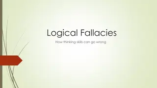 Avoiding Logical Fallacies in Thinking