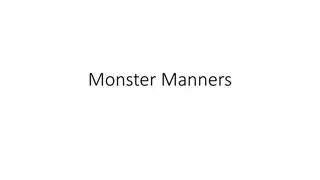 Monster Manners and Silly Monsters: Fun Educational Activities