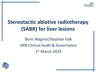 Liver Lesion Stereotactic Ablative Radiotherapy Study