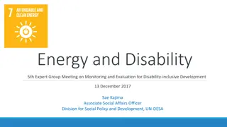 Energy and Disability: Access Challenges and Solutions