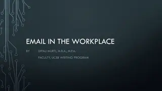 Effective Email Communication at Workplace