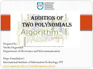 Adding Polynomials: Illustrated Guide