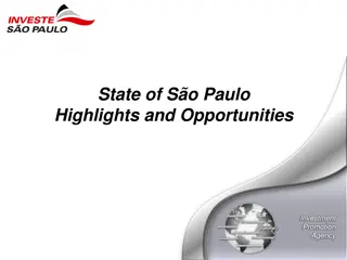 Investment Opportunities in State of São Paulo