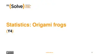 Jumping Frog Origami Lesson Plan