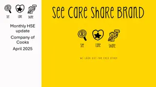 Monthly HSE Update for Company of Cooks - April 2025