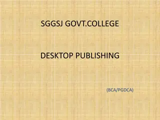 Understanding the Benefits of Desktop Publishing