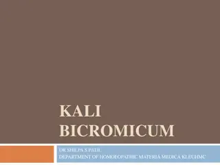 Kali Bichromicum - Key Information and Uses