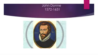 John Donne: Jacobean Poet and Preacher