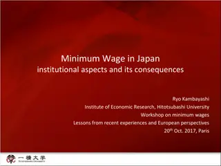 Japanese Minimum Wage Institutional Aspects
