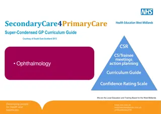 Ophthalmology Curriculum Guide for GP Trainees