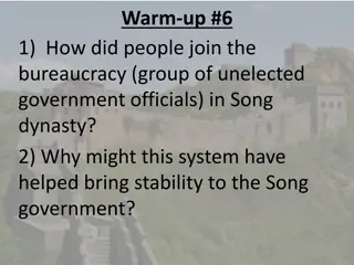 Song Dynasty Bureaucracy and Stability