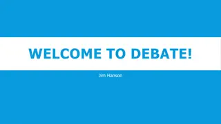 Experience Exciting Academic Debates