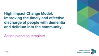 Discharge and Care Planning for Dementia and Delirium Patients