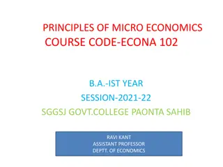 Microeconomics Course Overview