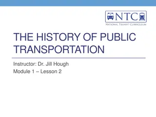 Evolution of Public Transportation History