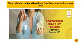 Shubh Muhurat to Buy a New Home from September to December 2025