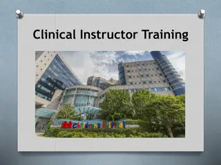 Clinical Instructor Training & Nursing Education Guidelines