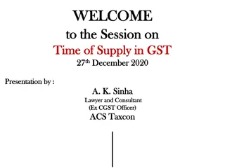 Understanding Time of Supply in GST