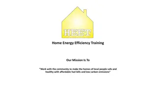 Energy Efficiency Training and Funding for Home Improvements