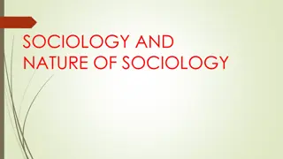 Exploring Sociology: Nature and Origins