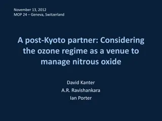 Managing Nitrous Oxide: Ozone Regime Analysis
