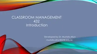 Effective Classroom Management Strategies