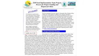 Stream Health Management Proposal Ideas