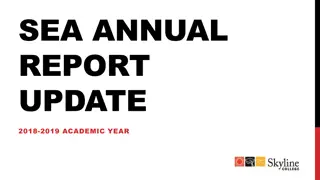 Annual Report Update 2018-2019 Academic Year