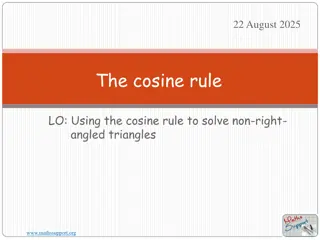 Understanding the Cosine Rule in Trigonometry