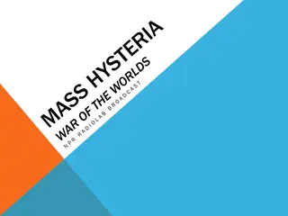 War of the Worlds 1938: Orson Welles Broadcast Analysis