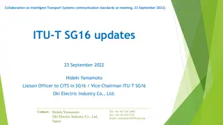 Intelligent Transport Systems Communication Standards Update