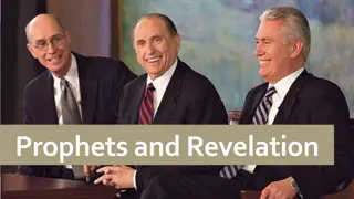 Understanding Prophets and Revelation