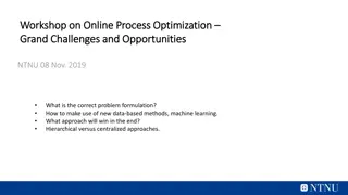 Online Process Optimization Workshop Highlights