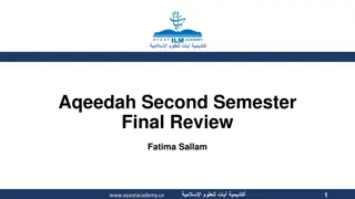 Understanding Aqeedah: Key Concepts and Beliefs